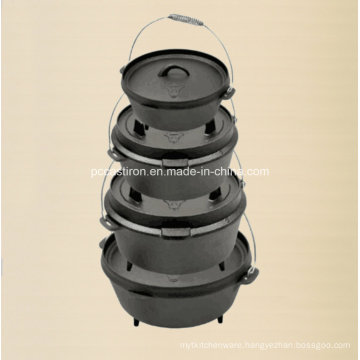 LFGB, FDA, Ce, FDA Qualified Cast Iron Outdoor Camping BBQ Set